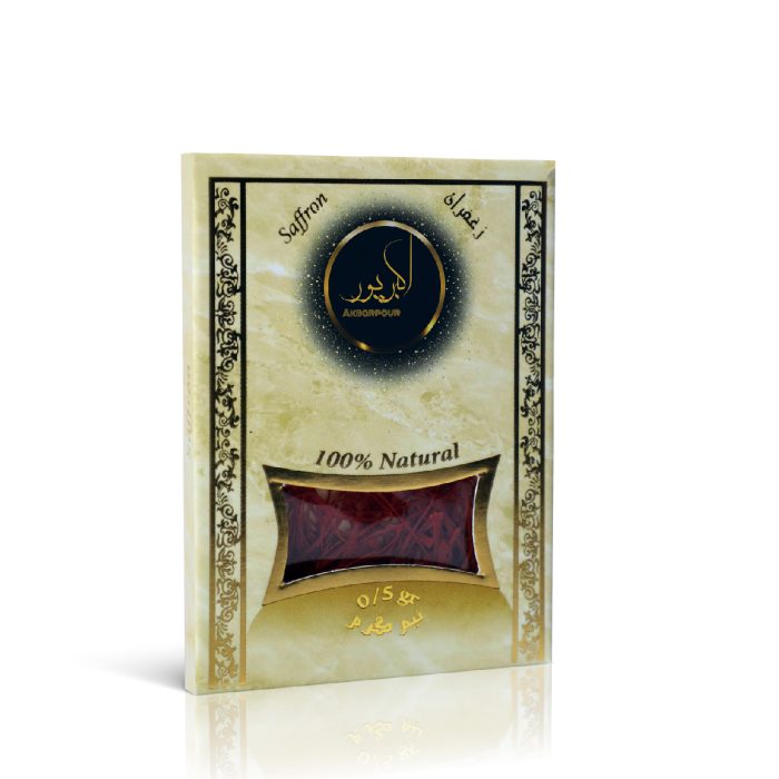 زعفران پاکتی نیم گرمی اکبرپور
