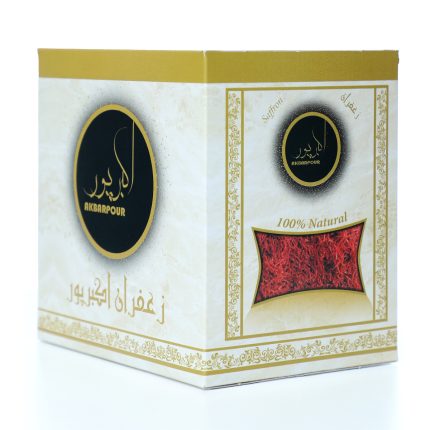 قوطی 12 عددی زعفران یک مثقالی اکبرپور